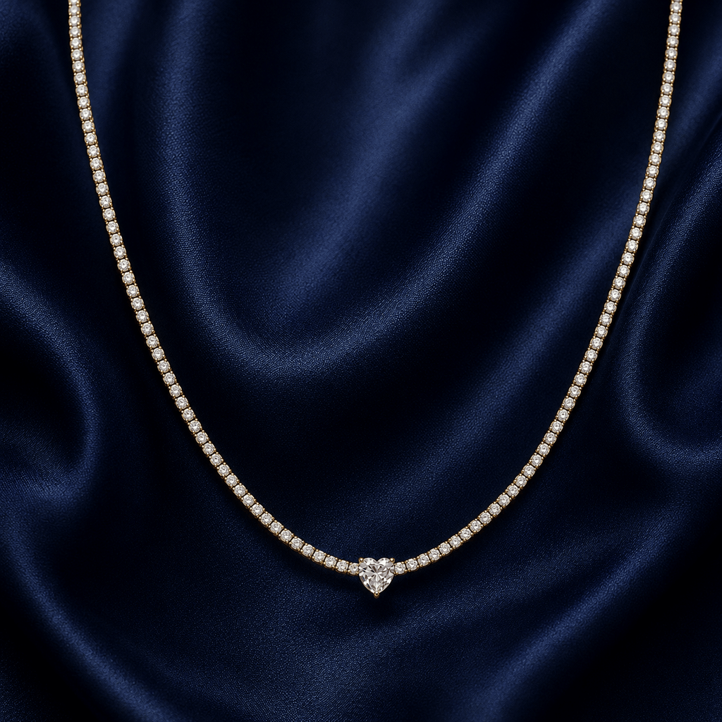 Collana Tennis Diamantata