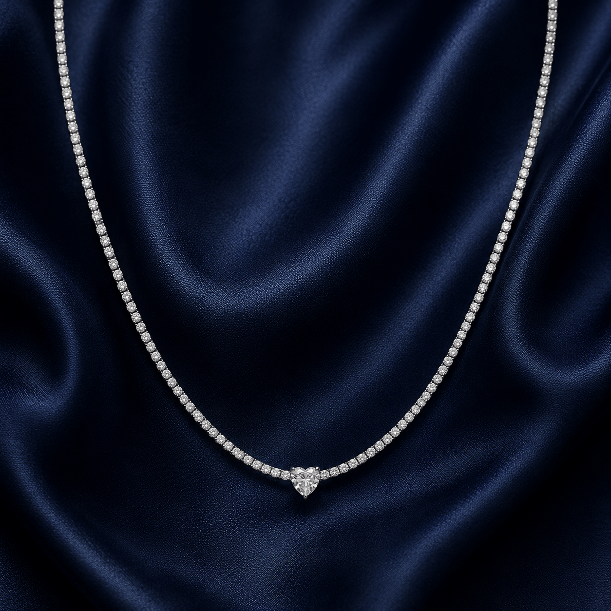 Collana Tennis Diamantata
