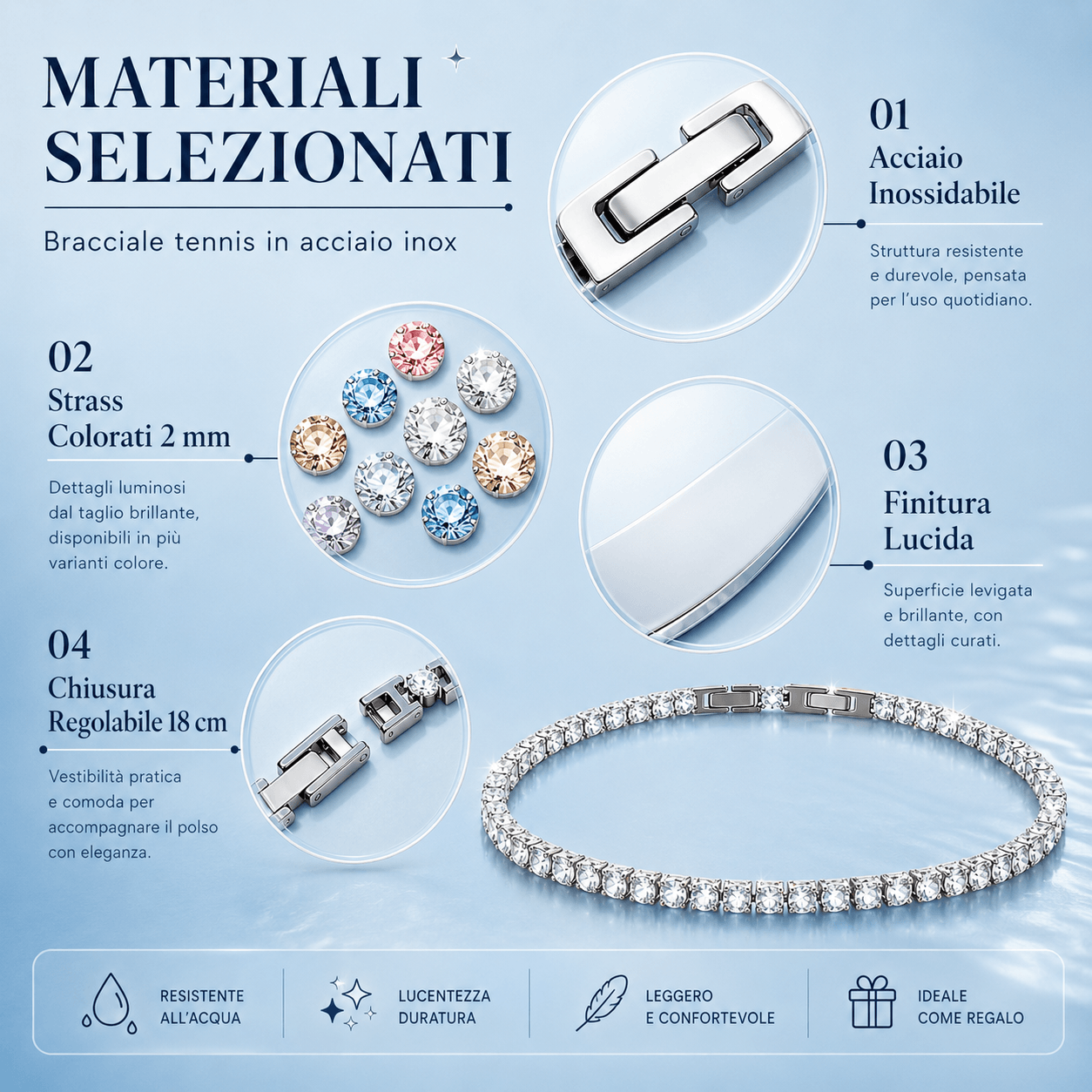 Bracciale Tennis Milano